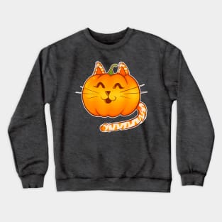 Pumpkin Kitty Crewneck Sweatshirt